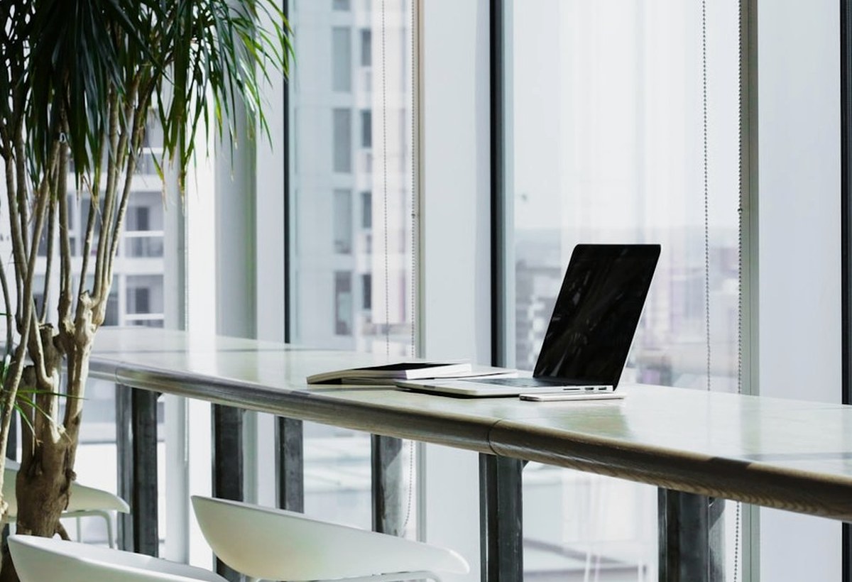 meeting in a quiet office